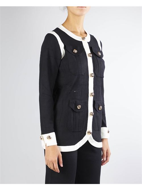 Cardigan con profili a contrasto e bottoni gold No Secrets NO SECRETS | Cardigan | NS05580